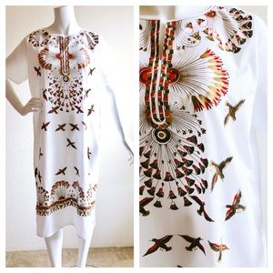 Vintage Afifi Cotton Birds Novelty Print